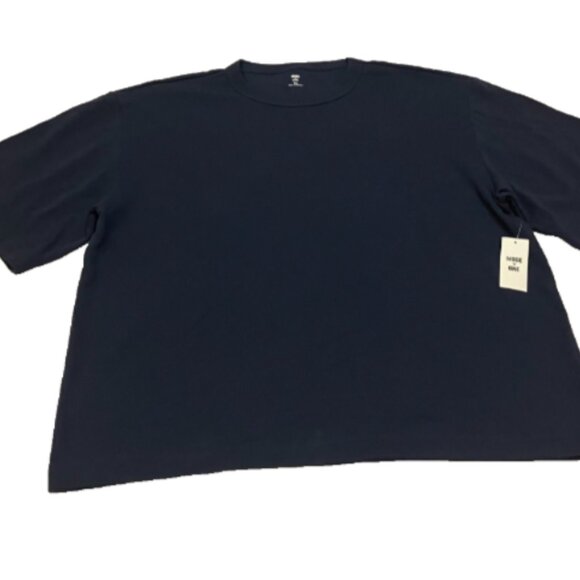 Mode of One Mens Relaxed Fit Textured Tshirt Caspian Waters XXL - Picture 5 of 7